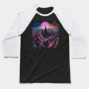 City ​​view of night Baseball T-Shirt